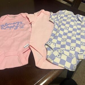 Set of 3 Newborn Onesies